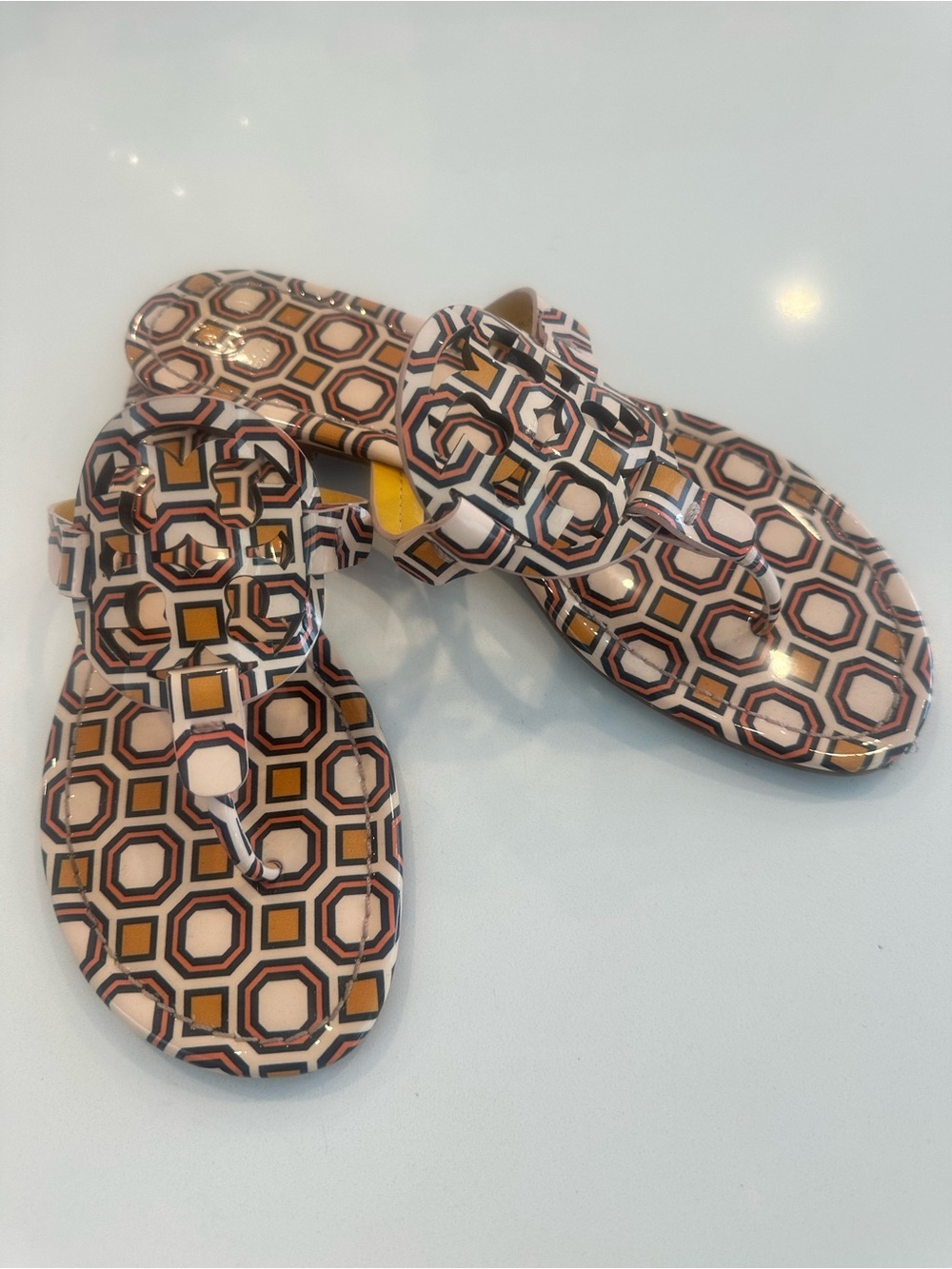 Tory Burch Patterned Miller Sandals - Picture 2 of 5